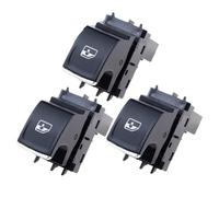 Leve Vitre Bouton Interrupteur Vitre Arrière Côté Passager 5G0959855F Pour VW Pour T-Roc Pour Golf Pour Tiguan Teramont Pour Touareg Pour Skoda Bouton Commande Fenêtre(Rear Button 3Piece)