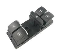 Leve Vitre Bouton Phare Chromé + Interrupteur Principal Lève-vitre Électrique Pour VW Pour Golf Pour Passat Pour Touran 5ND941431B 5ND959855 Interrupteur Lève-Vitre(1 piece 5ND959857)