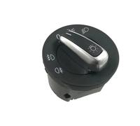 Leve Vitre Bouton Phare Chromé + Interrupteur Principal Lève-vitre Électrique Pour VW Pour Golf Pour Passat Pour Touran 5ND941431B 5ND959855 Interrupteur Lève-Vitre(1 piece 5ND941431A)