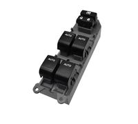 Lève-Vitre Bouton Pour Toyota RAV4 Pour Corolla Pour Yaris 2005-2015 Commande électrique des vitres côté conducteur et passager(Blue-4 Auto)