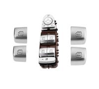 Lève-vitre Capuchons Boutons Réparation Commutateur Fenêtre Principale Voiture Interrupteur Commande Levage Vitres Porte Automobile Pour Benz Pour W205(4Pcs 1 Set)
