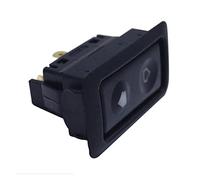 lève-vitre électrique 20A pour toutes les Autos avec lumière verte bouton de voiture universel interrupteur pièces de voiture raccord intérieur de voiture 12V/24V Commutateur lève-vitre