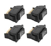 Lève Vitre Electrique Lot De 4 Interrupteurs De Vitre Électrique Universels À 5 Broches Pour Voiture, Avec Lampe Verte, DC12V 24V Bouton Lève Vitre