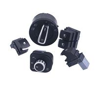 lève-vitre électrique Pour VW pour Eos pour Golf MK5 MK6 pour GTI pour Scirocco pour Polo pour lapin 2 portes fenêtre phares rétroviseur interrupteur Interrupteur Lève Vitre (Size : Headlight switch