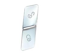 Lève Vitre Interrupteur Pour Benz W204 W212 W246 C117 E GLK Pour CLA Capuchons Bouton Lève-vitre Verrouillage Déverrouillage Portière 2049055402(Silver left lock)