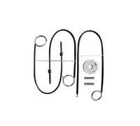 Lève-vitre pour Smart pour Roadster 2003 2004 2005 Kit De Réparation De Lève-vitre Automatique Câble Et Ressorts Avant Droit Côté Conducteur Kit réparation lève-vitre