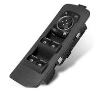 Lève-vitres Bouton de commande de lève-vitre électrique avant gauche avec panneau pour Ford 2015-2020 FL3Z-14529-BA Interrupteur principal