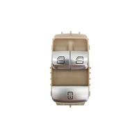 Lève-vitres Ensemble de commande principal de lève-vitre électrique arrière pour Mercedes W213 (E200, E300, E320, E63 pour AMG, 2016-2023). Interrupteur commande(A Beige)