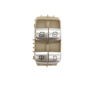 Lève-vitres Ensemble de commande principal de lève-vitre électrique arrière pour Mercedes W213 (E200, E300, E320, E63 pour AMG, 2016-2023). Interrupteur principal(B Beige)