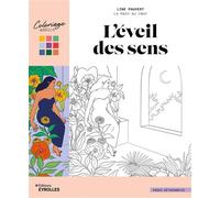 Line Pauvert – L'éveil des sens – Les coloriages de Line Pauvert – Livre-jeu – Broché