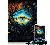 L'Éveil du Troisième Œil Puzzle de 1000 pièces pour Adultes et Adolescents Concentration mentale, détente et Plaisir Découpe Impeccable (50x75cm)