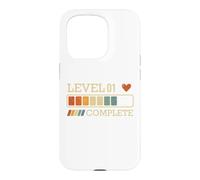Level 01 Complete Vintage 01 Year 1st Wedding Anniversary Coque pour iPhone 15 Pro