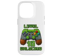 Level 10 Years T-Shirt débloqué pour 10e Anniversaire Coque pour iPhone 14 Pro