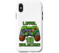 Level 10 Years T-Shirt débloqué pour 10e Anniversaire Coque pour iPhone X/XS