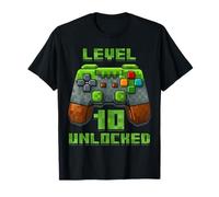 Level 10 Years T-Shirt débloqué pour 10e Anniversaire T-Shirt