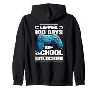 Level 100 Days of School Jeu vidéo débloqué Sweat à Capuche
