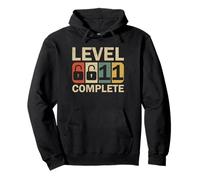 Level 11 Complete for Couples Funny 11th Wedding Anniversary Sweat à Capuche