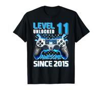 Level 11 Unlocked Awesome 2015 Jeu vidéo 11e Anniversaire garçon T-Shirt