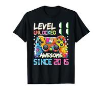 Level 11 Unlocked Awesome 2015 Jeu vidéo 11e Anniversaire garçon T-Shirt