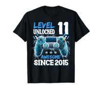 Level 11 Unlocked Awesome 2015 Jeu vidéo 11e Anniversaire T-Shirt