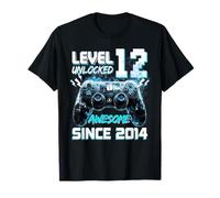 Level 12 Unlocked Awesome 2014 Jeu vidéo 12ème Anniversaire T-Shirt