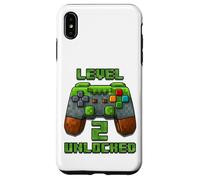 Level 2 Years T-Shirt débloqué Jeu vidéo 2ème Anniversaire Coque pour iPhone XS Max