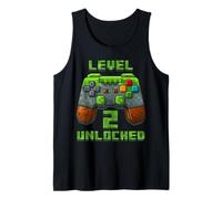 Level 2 Years T-Shirt débloqué Jeu vidéo 2ème Anniversaire Débardeur