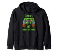Level 2 Years T-Shirt débloqué Jeu vidéo 2ème Anniversaire Sweat à Capuche