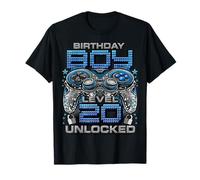 Level 20 Unlocked Awesome Since 2006 20th Birthday Gaming T-Shirt