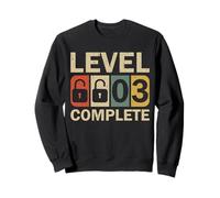 Level 3 Complete for Couples Funny 3rd Wedding Anniversary Sweatshirt