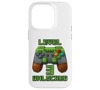 Level 3 Years T-Shirt débloqué pour 3e Anniversaire Coque pour iPhone 14 Pro