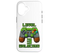 Level 3 Years T-Shirt débloqué pour 3e Anniversaire Coque pour iPhone 16