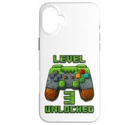 Level 3 Years T-Shirt débloqué pour 3e Anniversaire Coque pour iPhone 16 Plus