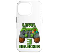 Level 3 Years T-Shirt débloqué pour 3e Anniversaire Coque pour iPhone 16 Pro