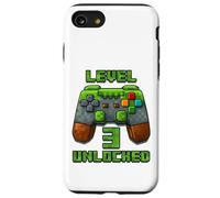Level 3 Years T-Shirt débloqué pour 3e Anniversaire Coque pour iPhone SE (2020) / 7/8