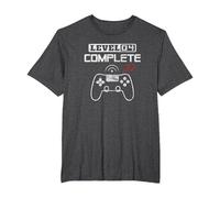 Level 4 Complete 4e Anniversaire Mariage 4 Ans Couples T-Shirt, Homme Grandes Tailles, Chiné Foncé, 2X Tall