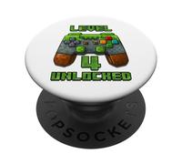 Level 4 Years T-Shirt débloqué pour 4e Anniversaire PopSockets PopGrip Adhésif