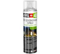 Level+48 Spray réfléchissant 500 ml, peinture en aérosol lumineuse dans l'obscurité et infrarouge, haute visibilité - Sécurité - Sport - Trafic - Spray de marquage
