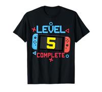 Level 5 Complete Boy 5 Years Old Bday 5th Birthday Gifts T-Shirt
