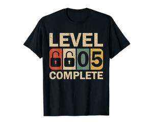 Level 5 Complete for Couples Funny 5th Wedding Anniversary T-Shirt