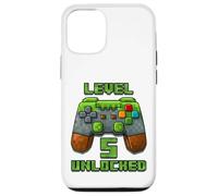 Level 5 Years Unlocked Shirt T-Shirt 5e Anniversaire Jeu vidéo Coque pour iPhone 12/12 Pro