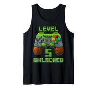 Level 5 Years Unlocked Shirt T-Shirt 5e Anniversaire Jeu vidéo Débardeur