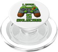 Level 5 Years Unlocked Shirt T-Shirt 5e Anniversaire Jeu vidéo PopSockets PopGrip pour MagSafe