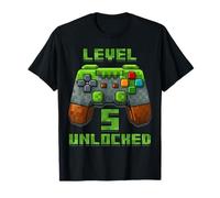 Level 5 Years Unlocked Shirt T-Shirt 5e Anniversaire Jeu vidéo T-Shirt