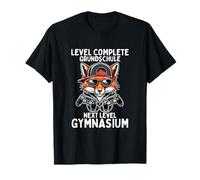Level Complete École primaire Next Level Gymnasium Gaming Renard T-Shirt