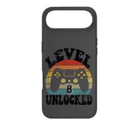 Level Eight Unlocked 8th Birthday Tee Video Game 8 Year Old Coque pour iPhone Air