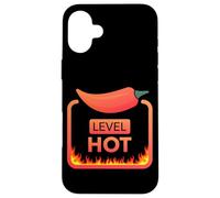 Level Hot Spicy Chili Pepper Workout Lifting Gym Foodie Coque pour iPhone 16 Plus
