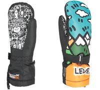 LEVEL Junior Mitt - Enfant - Orange / Bleu / Noir - taille 7/8 ans- modèle 2025