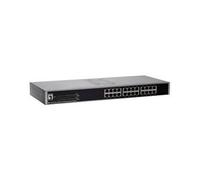 Level One Commutateur FSW-2450 – Non-géré 24 ports 10/100 Fast Ethernet, QoS, Boîtier métal