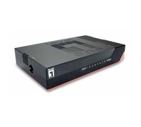 LevelOne GSW-0807 commutateur réseau Non-géré Gigabit Ethernet (10/100/1000) Noir, Rouge Multicolore G